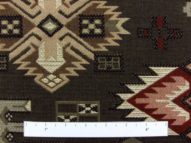 Cotton Blend Upholstery with Woven Native Pattern1