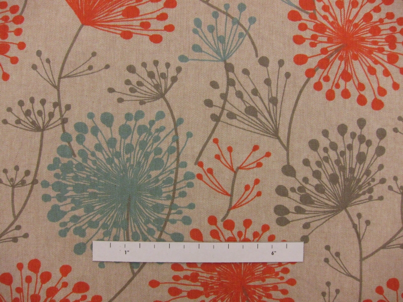 Cotton Rayon Canvas Floral Print1