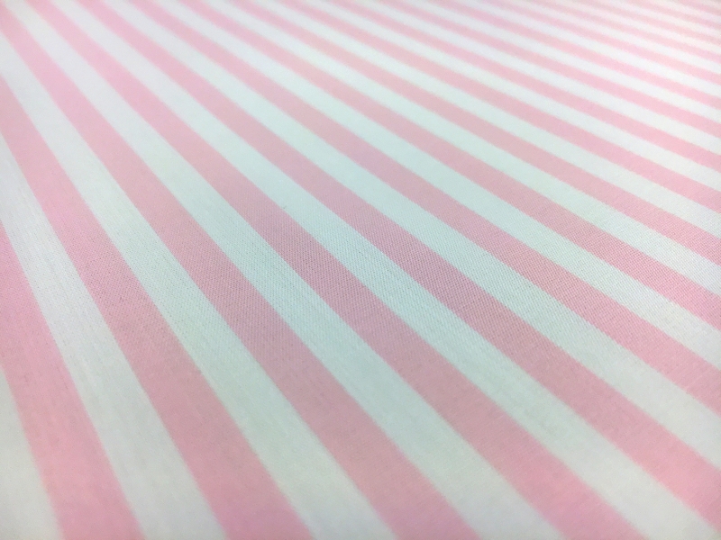 Pima Cotton Shirting Stripe in Pink2