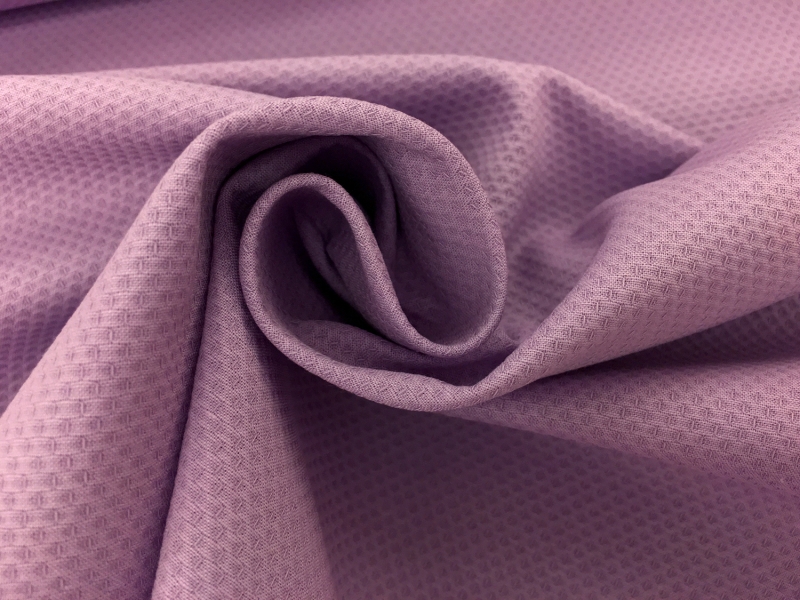 Italian Cotton Lycra Pique in Lavender2