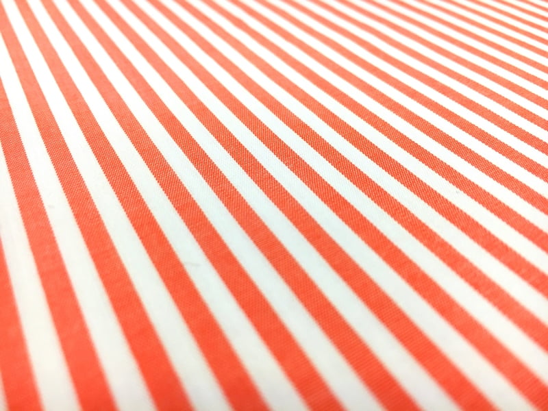 Pima Cotton Shirting Stripe in Orange2