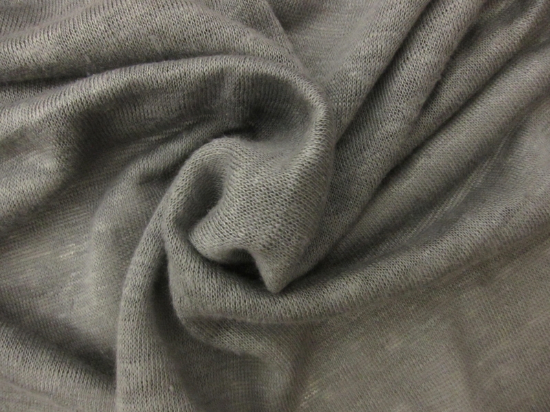 Linen Knit in Ash Grey1