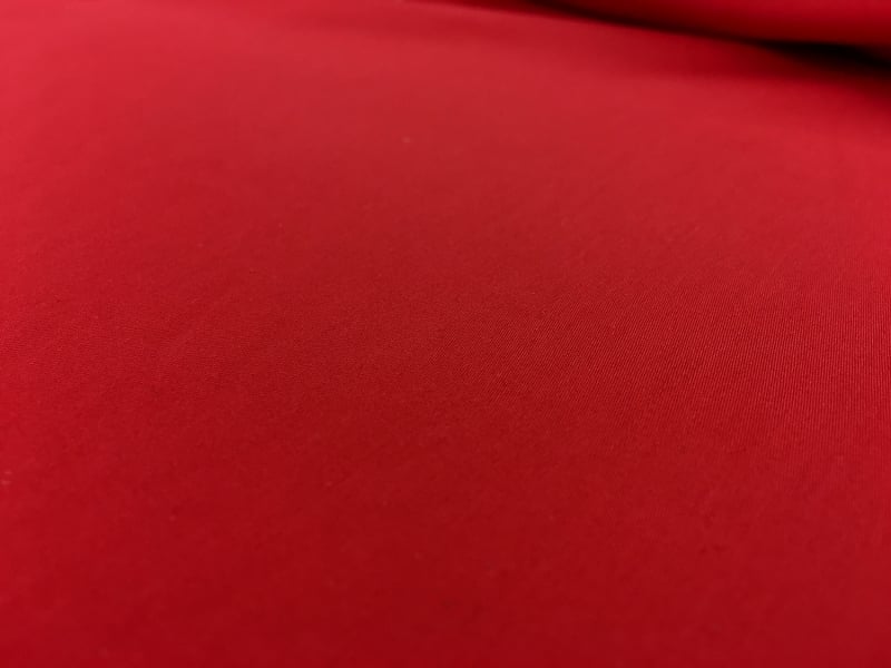Egyptian Cotton Sateen in Bright Red0