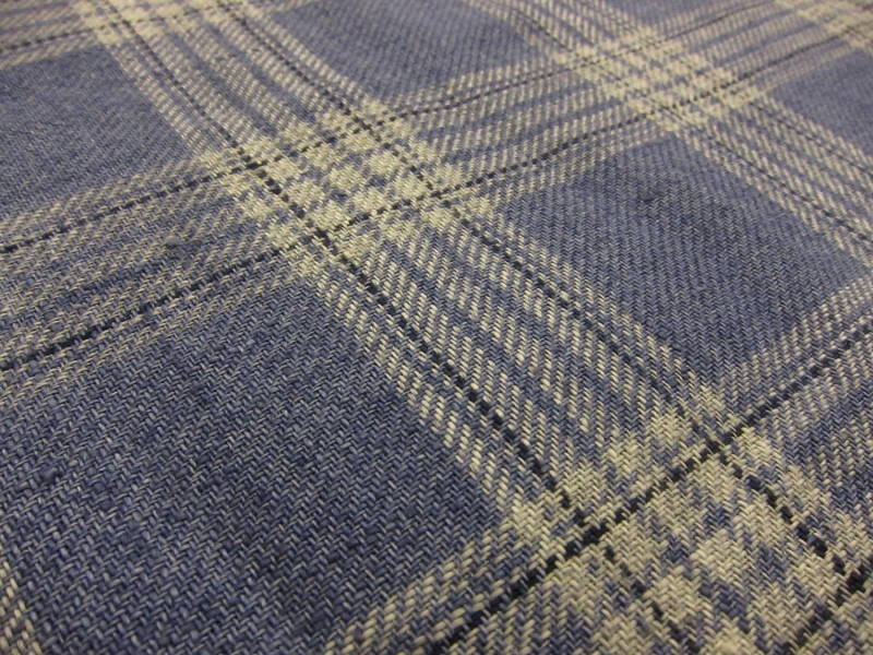 Italian Linen Plaid | B&J Fabrics