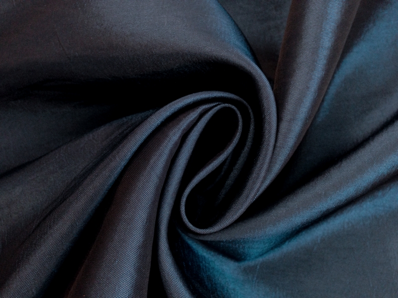 Two Tone Nylon and Polyester Blend Taffeta in Black and B&J Fabrics