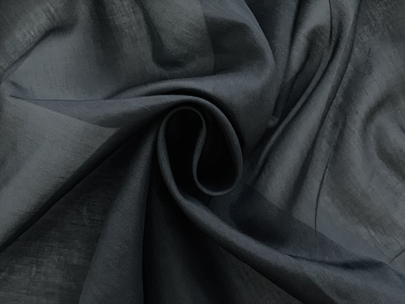 Cotton Voile Fabric - Black-17 / Yard Many Colors Available