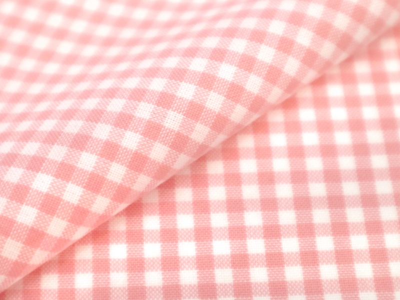 1/8 Cotton Gingham in Pink