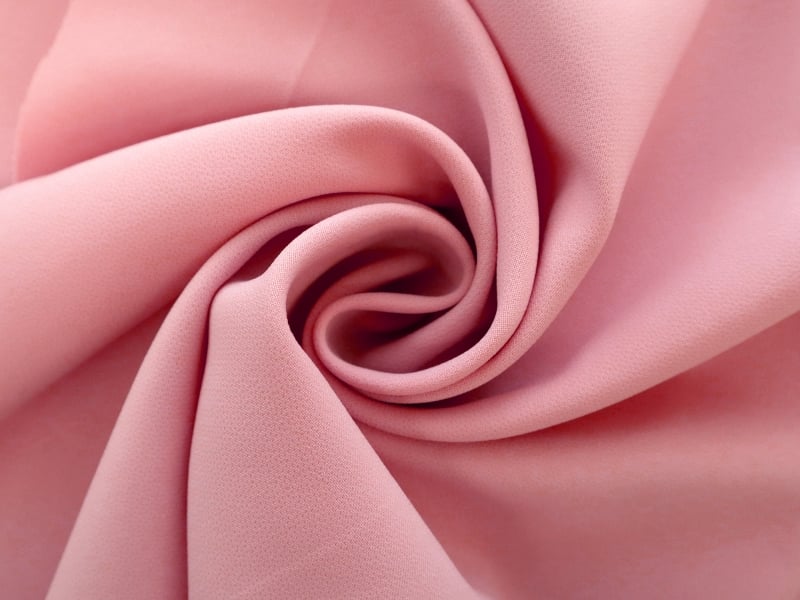 Polyester Stretch Crepe in Light Pink | B&J Fabrics