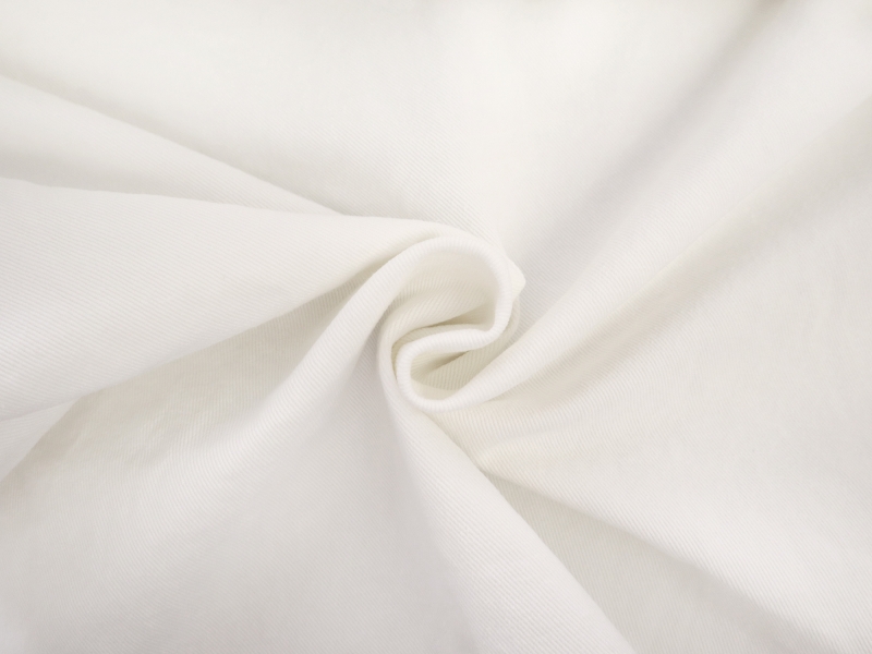 12oz Washed Cotton Denim in Snow White | B&J Fabrics