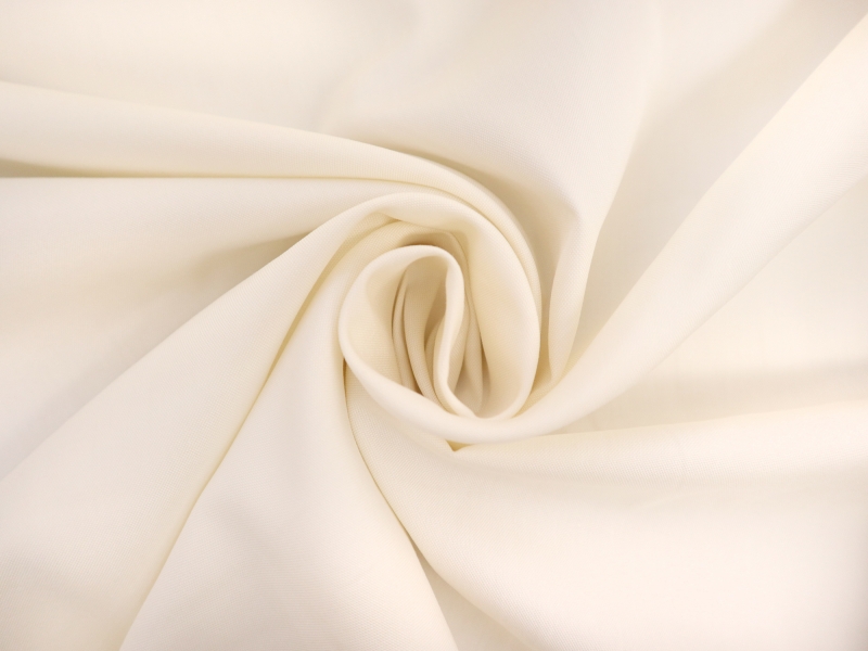 Cotton Pinpoint Oxford Shirting in Ecru | B&J Fabrics
