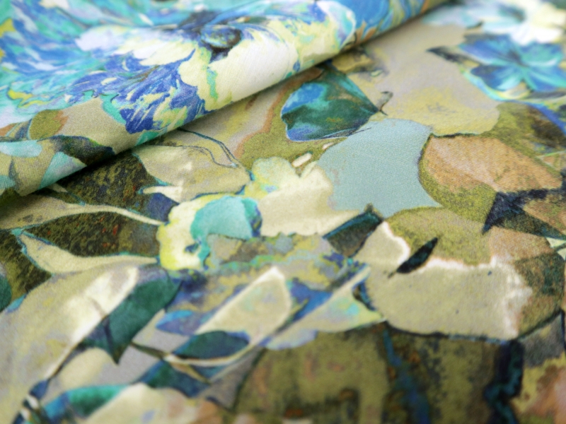 Cotton Sateen Lawn Large Floral Print | B&J Fabrics