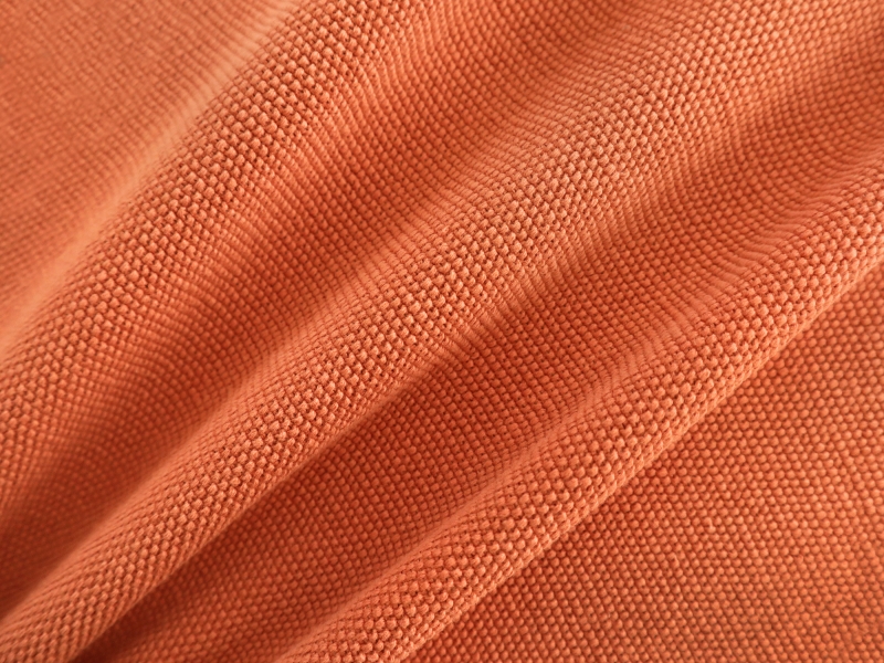 Italian Cotton Novelty Knit in Ochre | B&J Fabrics
