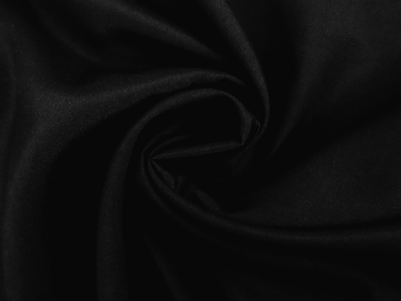 Silk Shirting in Black | B&J Fabrics