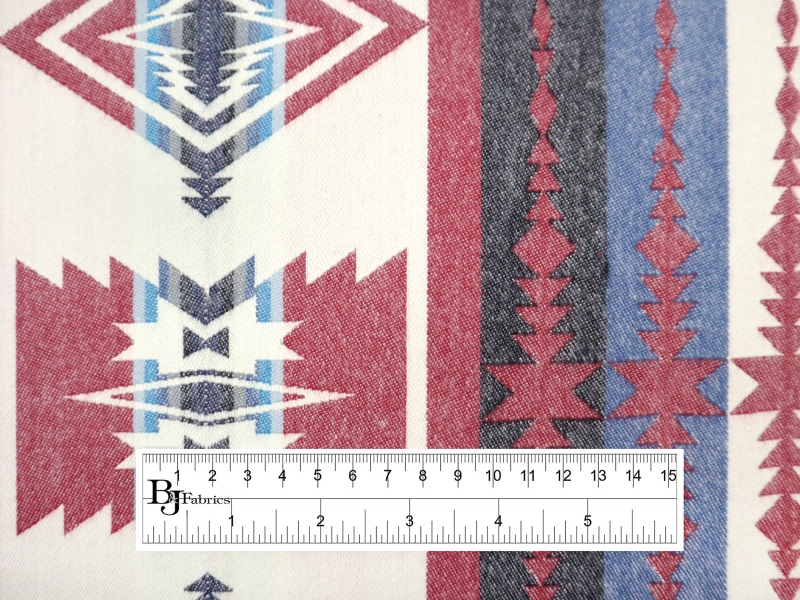 Cotton Flannel with Taos Stripes | B&J Fabrics