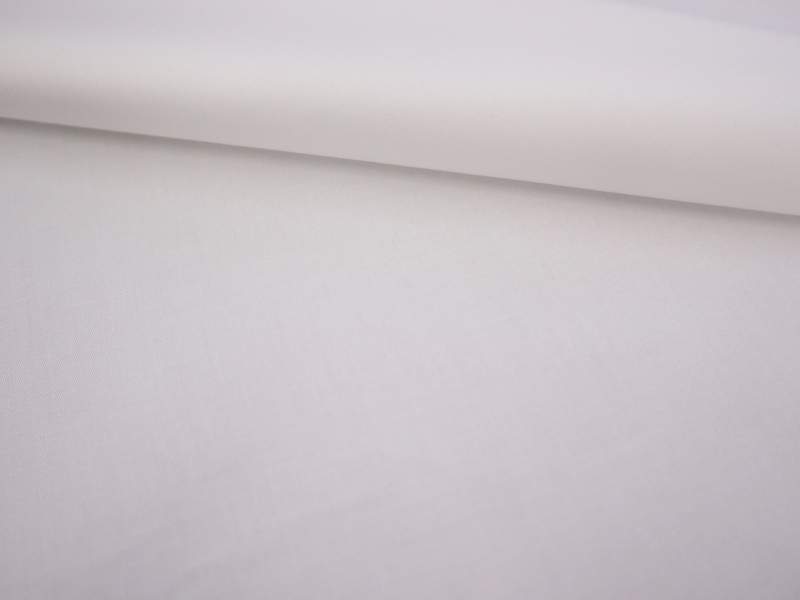 Cotton Ultra Sateen in White | B&J Fabrics