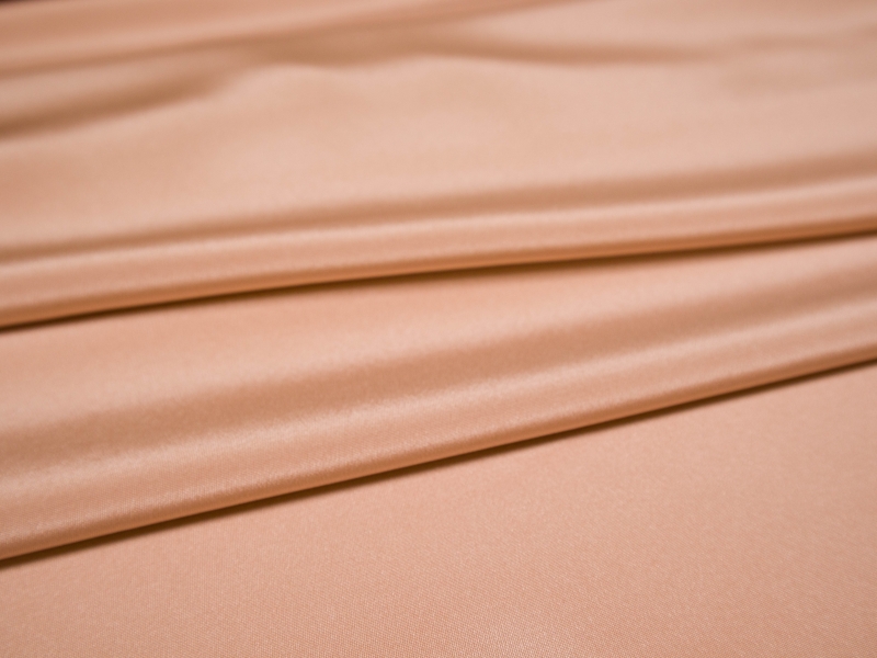 4-ply silk crepe in nude folded