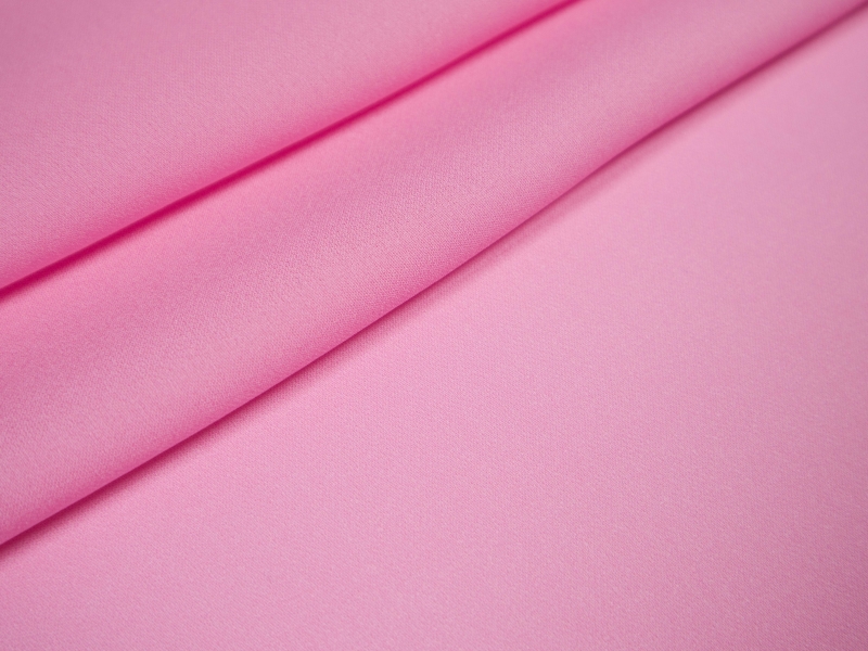 Silk Double Georgette in Candy Pink | B&J Fabrics