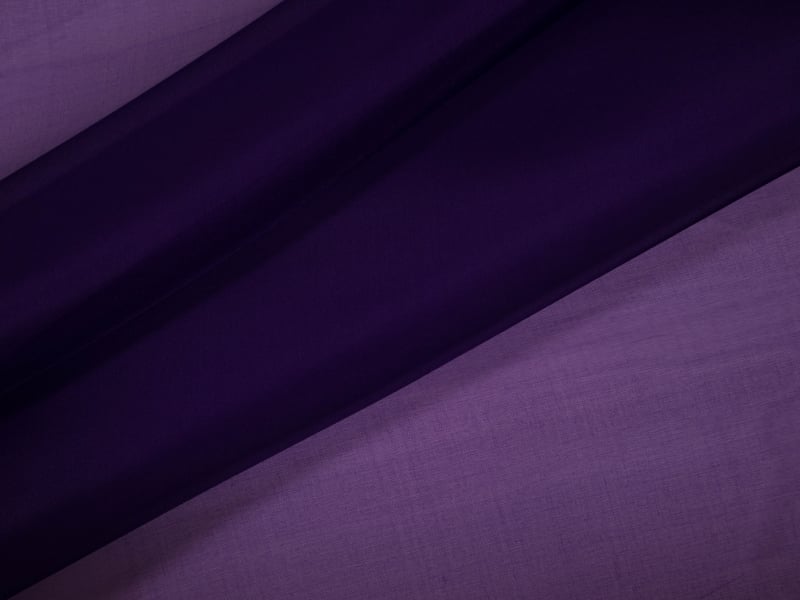 Solid organza in Regal Purple folded