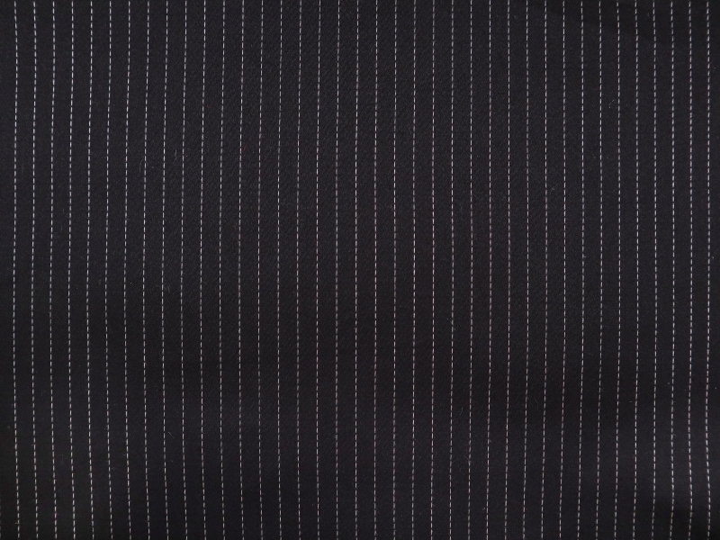 Stretch Cotton Sateen with Hairline Stripes | B&J Fabrics