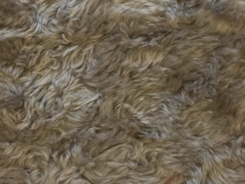 Mohair Fur in Steel | B&J Fabrics