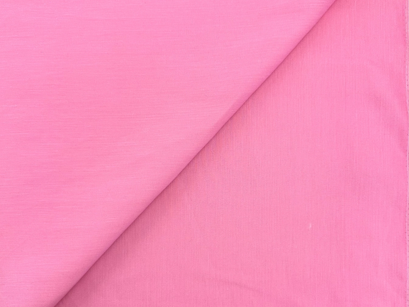 Stretch Linen Blend in New Pink | B&J Fabrics