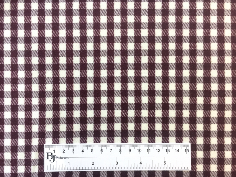 Cotton Wool Blend Flannel Check3