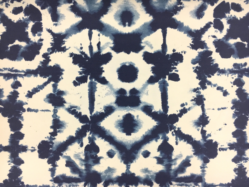 Linen Cotton Canvas Rorschach Print0