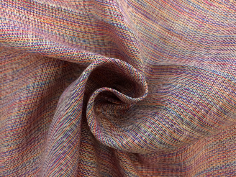 Multicolor Linen Woven Stripe 1