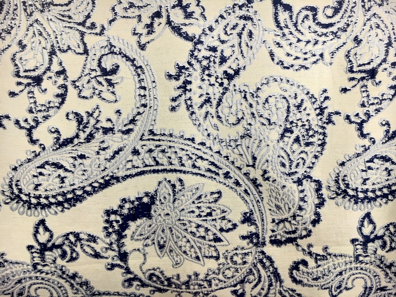 Extra Wide Doubleface Jacquard Large Paisley Pattern2