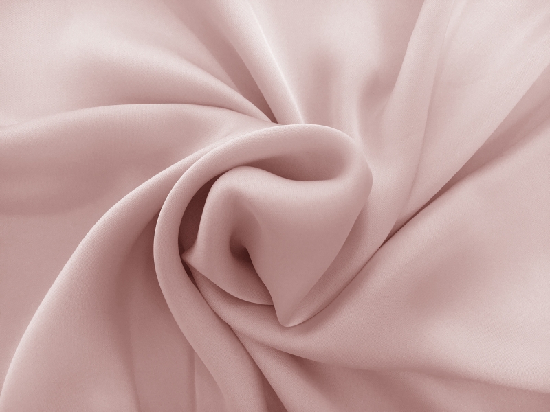 Japanese Polyester Charmeuse in Rose1