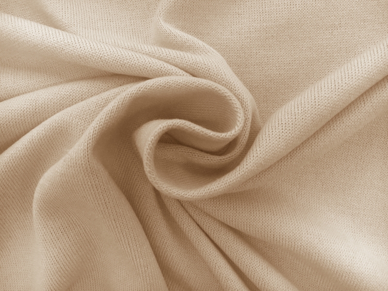 Poly Viscose Blend Knit in Ivory1