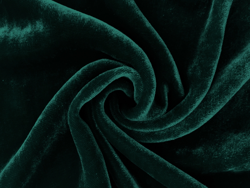 Silk and Rayon Velvet in Teal0