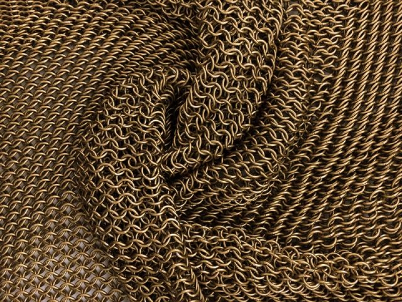 Gold Aluminum Chainmail | B&J Fabrics