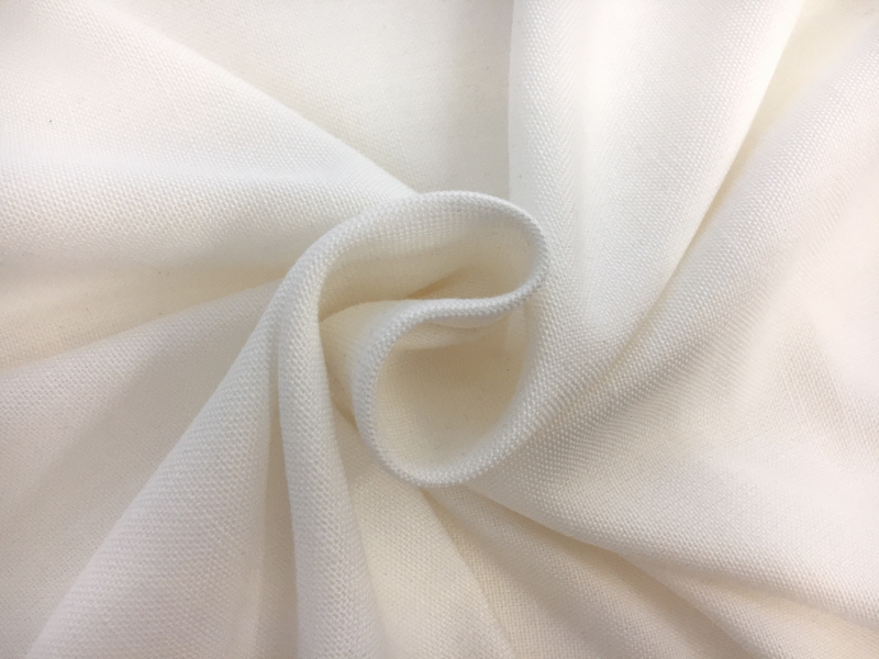 Linen Like Polyester in Ivory | B&J Fabrics
