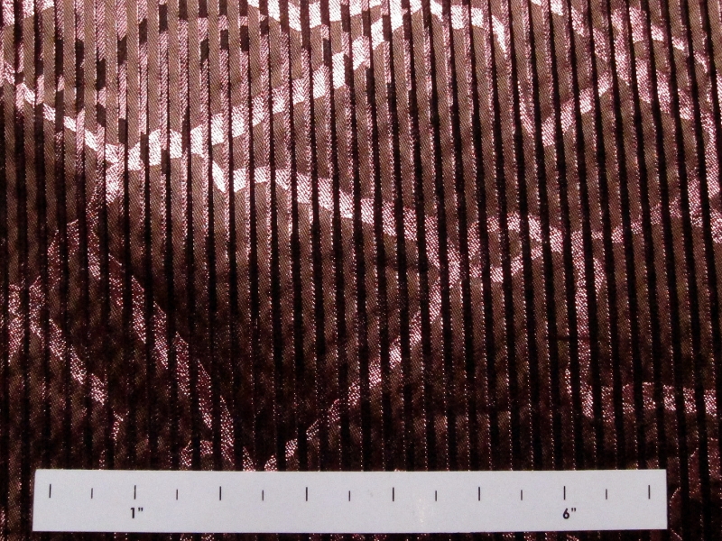 Silk Blend Metallic Stripe Organza1