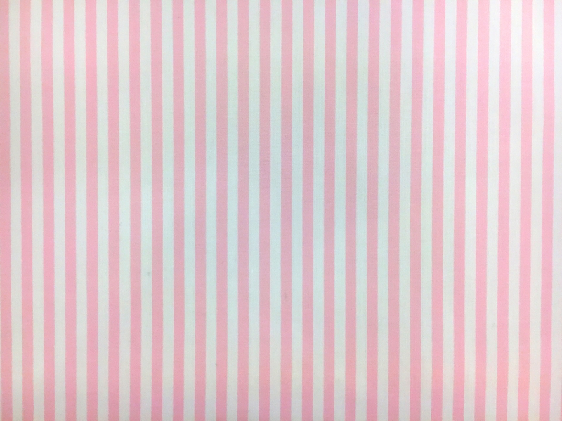 Pima Cotton Shirting Stripe in Pink0