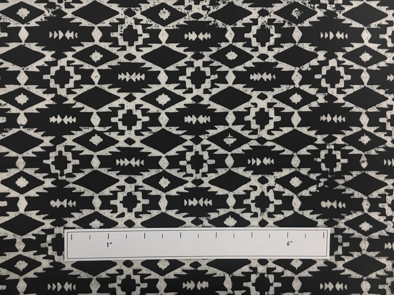 Cotton Batik in Black and White3