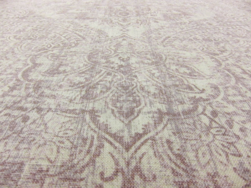 Linen Upholstery Ornamental Degrade Print2