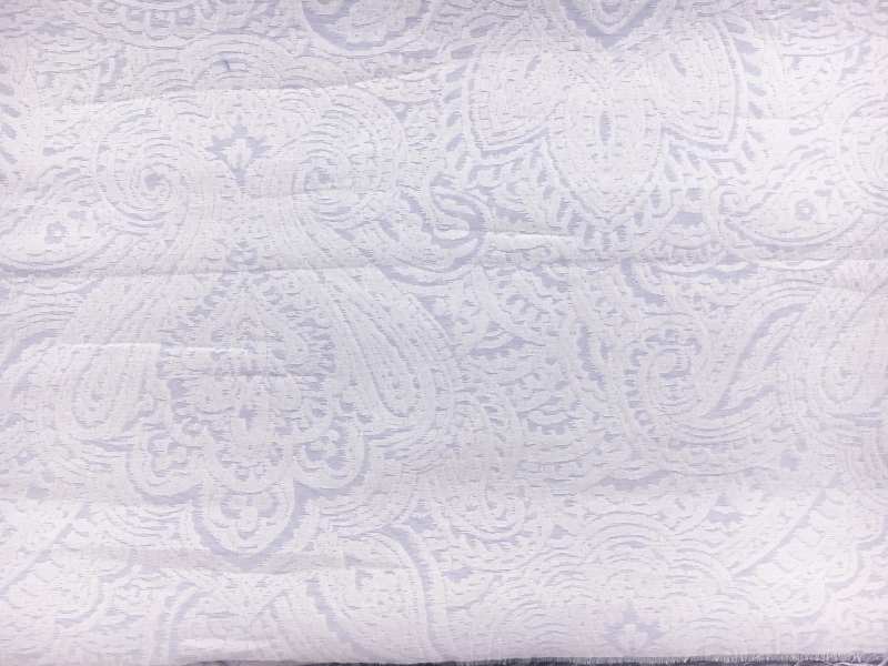 Indian Silk Brocade with Faint Paisley Patterns0