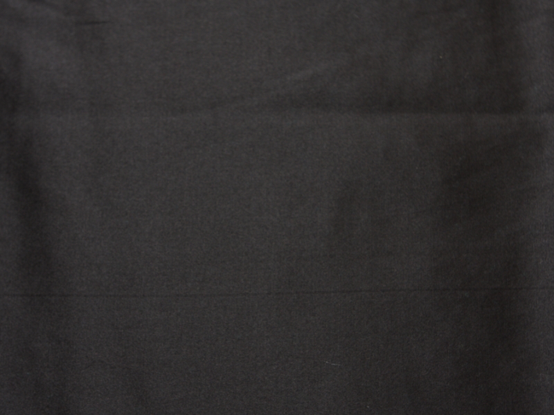 Silk and Cotton Sateen in Black | B&J Fabrics