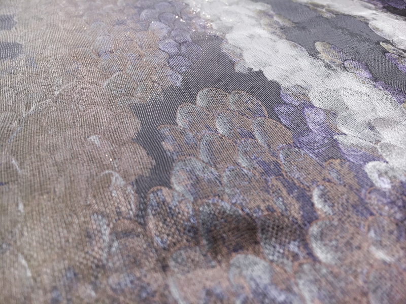 Armani Silk and Metal Jacquard with Scale Patterns2