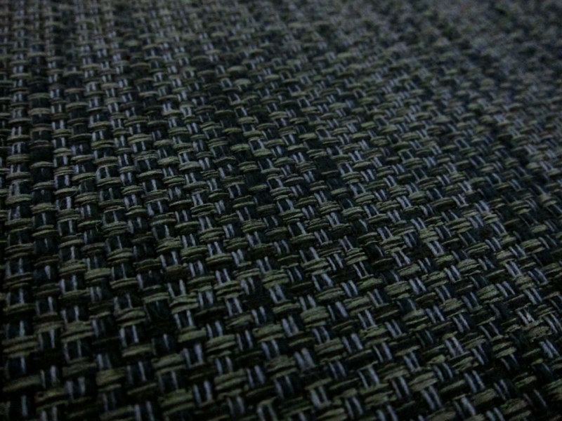 Cotton Blend Basketweave Upholstery in Kohl Grey2