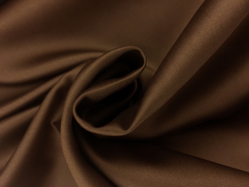 Egyptian Cotton Sateen in Chocolate Brown1