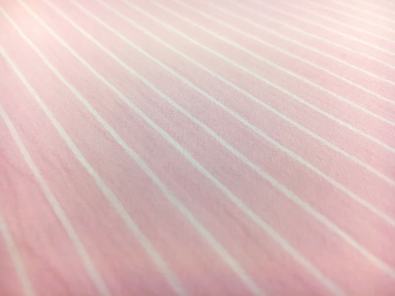 Cotton Striped Gauze in Baby Pink2