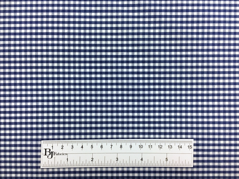 1/8" Cotton Gingham in Royal Blue3