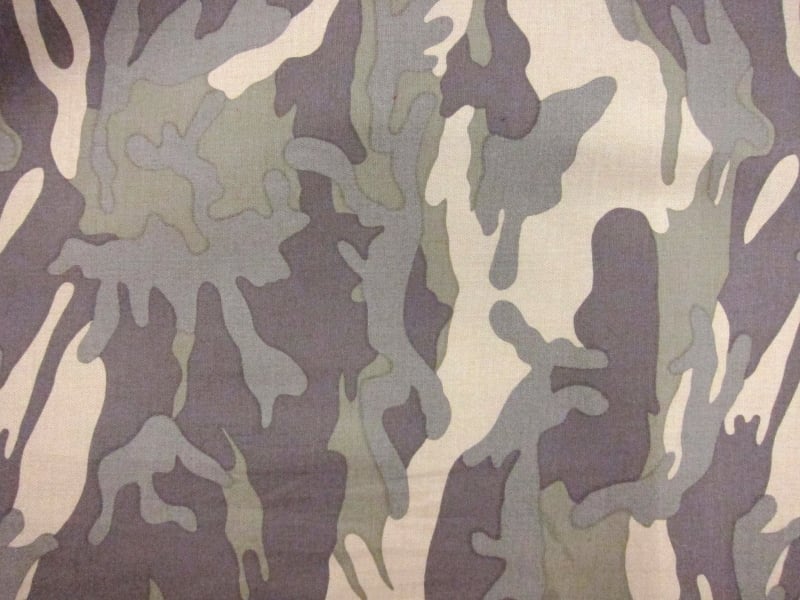 Cotton Lycra Camouflage Print0