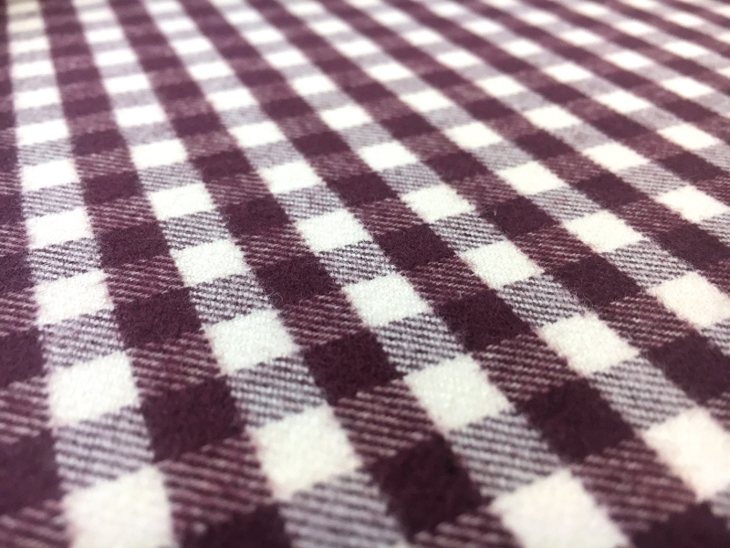 Cotton Wool Blend Flannel Check2