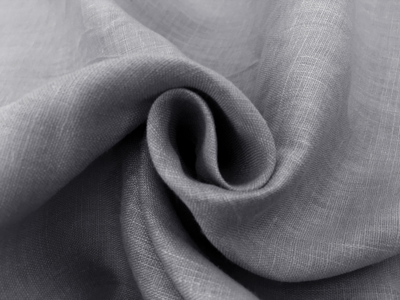 Handkerchief Linen in Aluminum Grey1