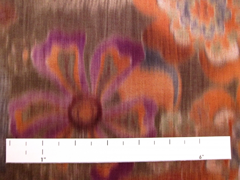 Warp Printed Silk Wool Satin1