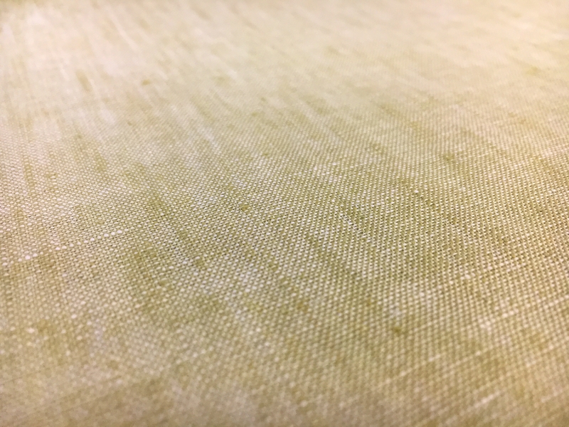 Belgian Iridescent Handkerchief Linen in Green2